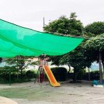サンシェードとして選ばれている！園庭やキャンプ場にも、農業用遮光ネット