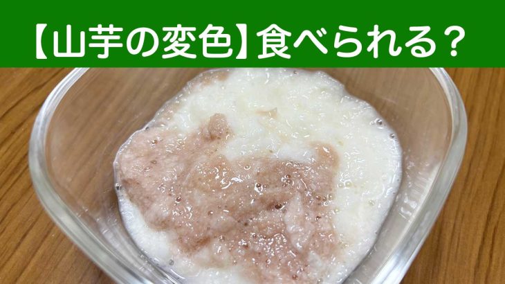 山芋がピンク・茶色・黒に変色…食べて大丈夫？腐っているサインと見分け方